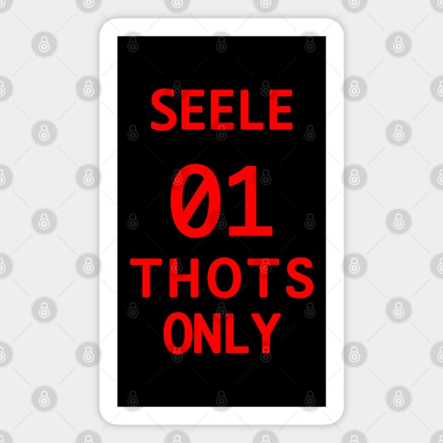 NGE! SEELE THOTS ONLY ESSENTIAL SHIRT Magnet by Angsty-angst